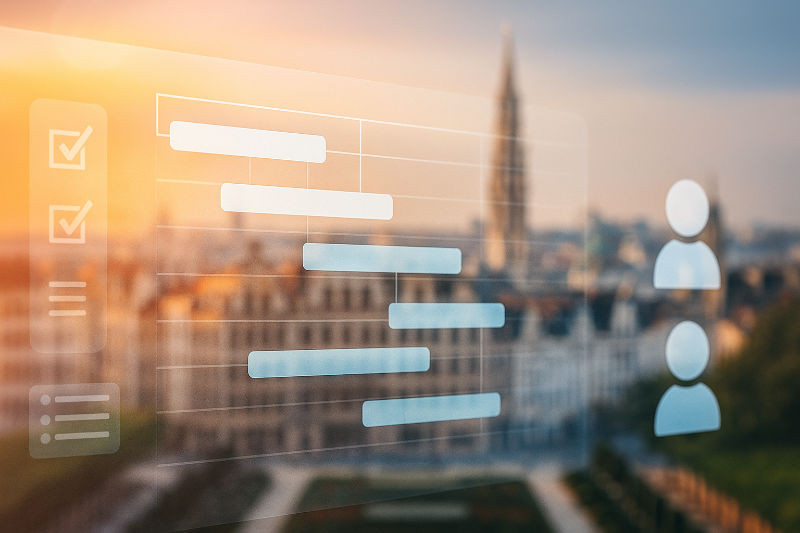 Project Engine, template-driven project management for BNP Paribas Fortis